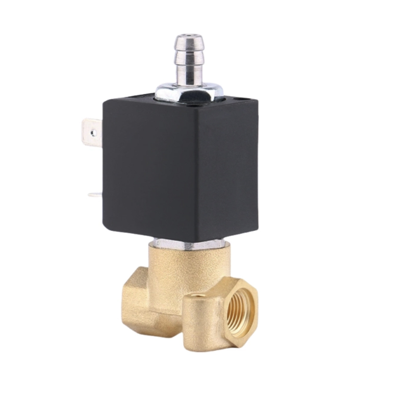 Válvula solenóide de latão para máquina de café de ação direta de 1/8
