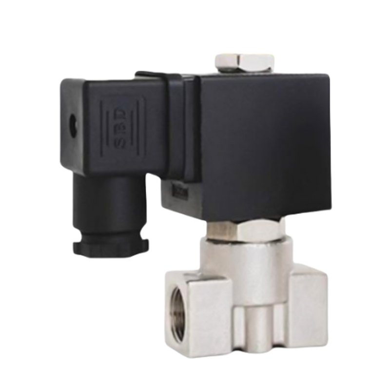 Válvula solenóide miniatura compacta de latão de 1/8