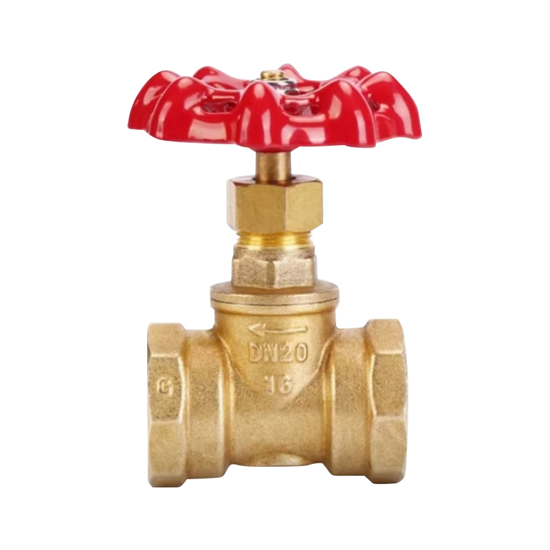 Válvulas gaveta de latão com porta completa