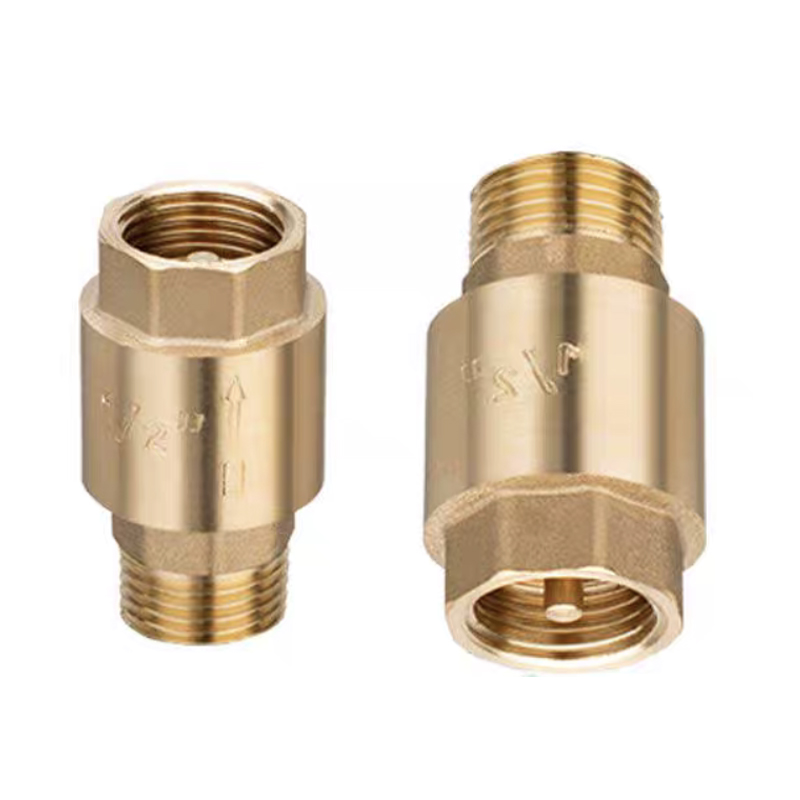 Válvulas de retenção manuais de latão/aço inoxidável