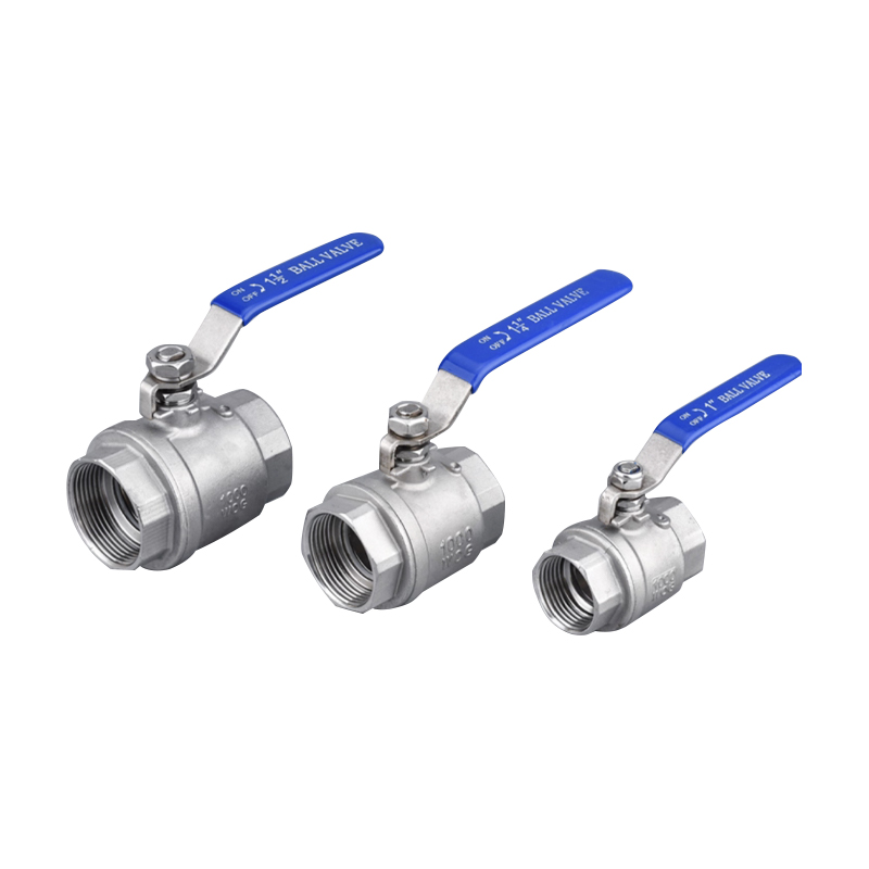 Válvulas de esfera de passagem completa em aço inoxidável