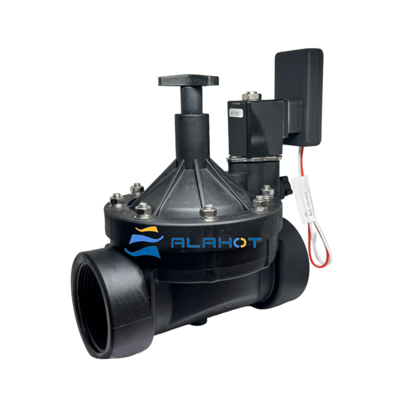 Válvula solenóide de travamento de plástico